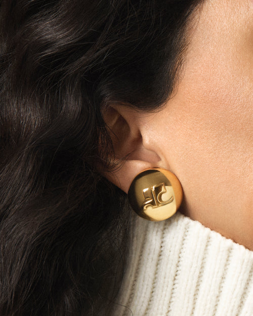 Courrèges Vintage C.1980s logo Earrings