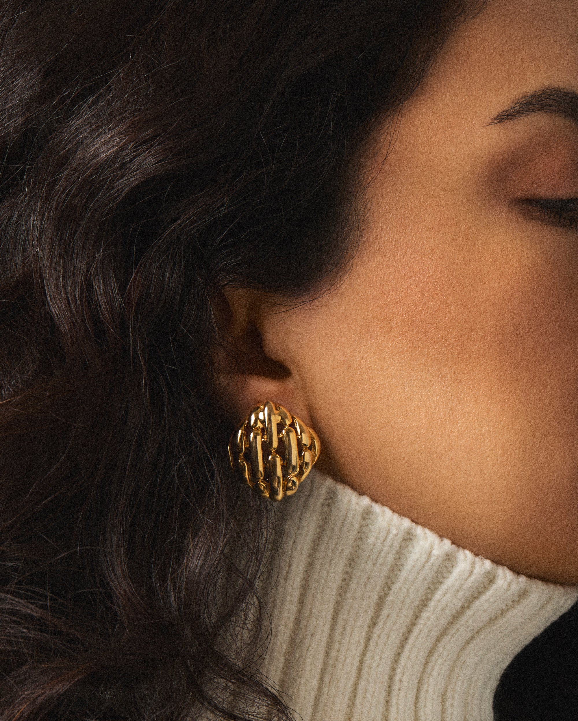 Vintage Gold-plated Earrings