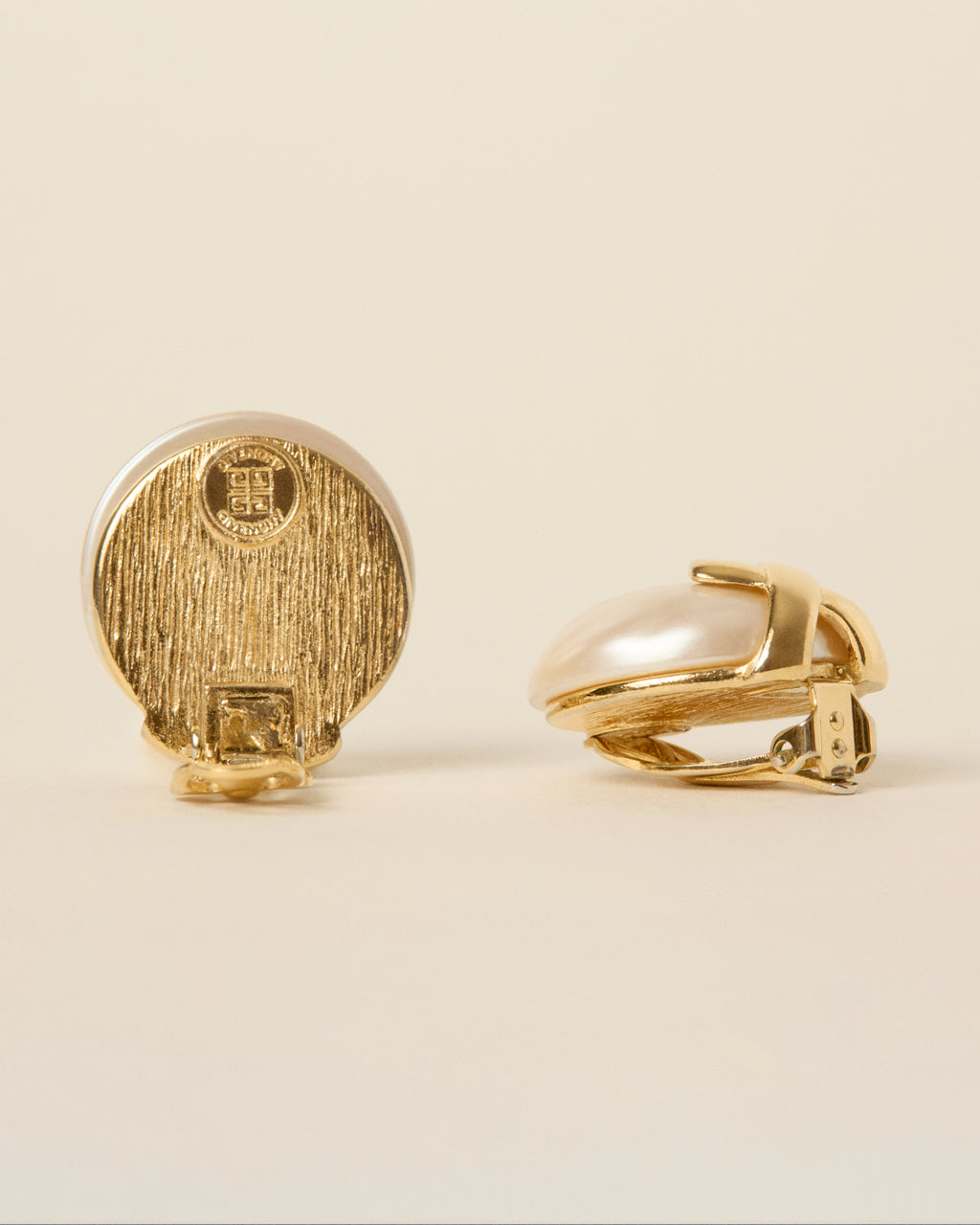 Givenchy Vintage C.1980s Faux Pearl Earrings