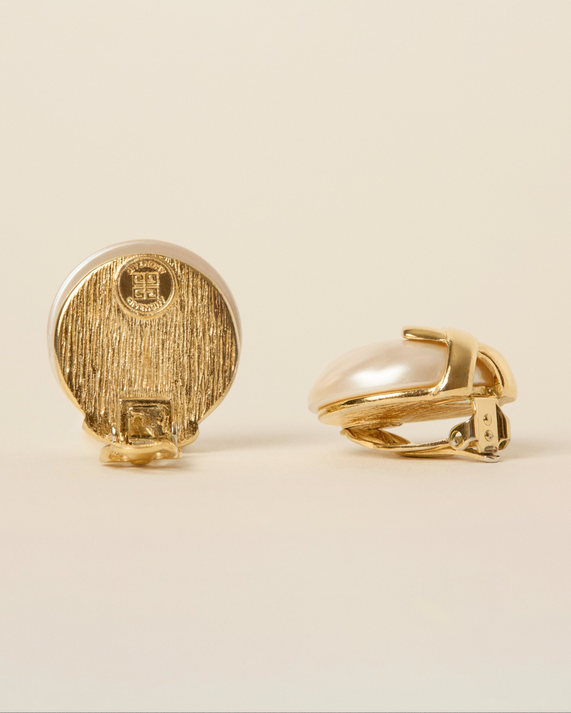 Givenchy Vintage C.1980s Faux Pearl Earrings